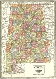Alabama Map graphic