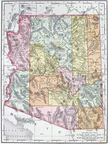 Arizona Map graphic