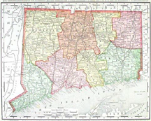 Connecticut Map graphic
