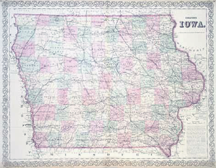 Iowa Map graphic