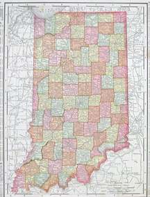 Indiana Map graphic
