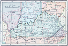 Kentucky Map graphic