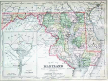 Maryland Map graphic