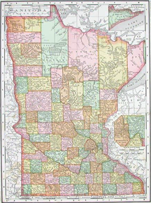 Minnesota Map graphic