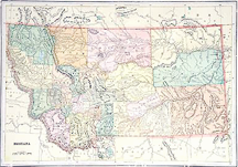 Montana Map graphic