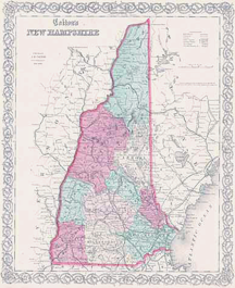New Hampshire Map graphic