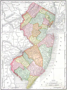 New Jersey Map graphic