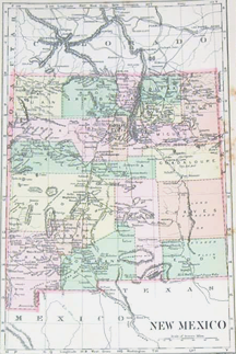 New Mexico Map graphic
