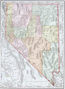 Nevada Map graphic