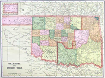 Oklahoma Map graphic