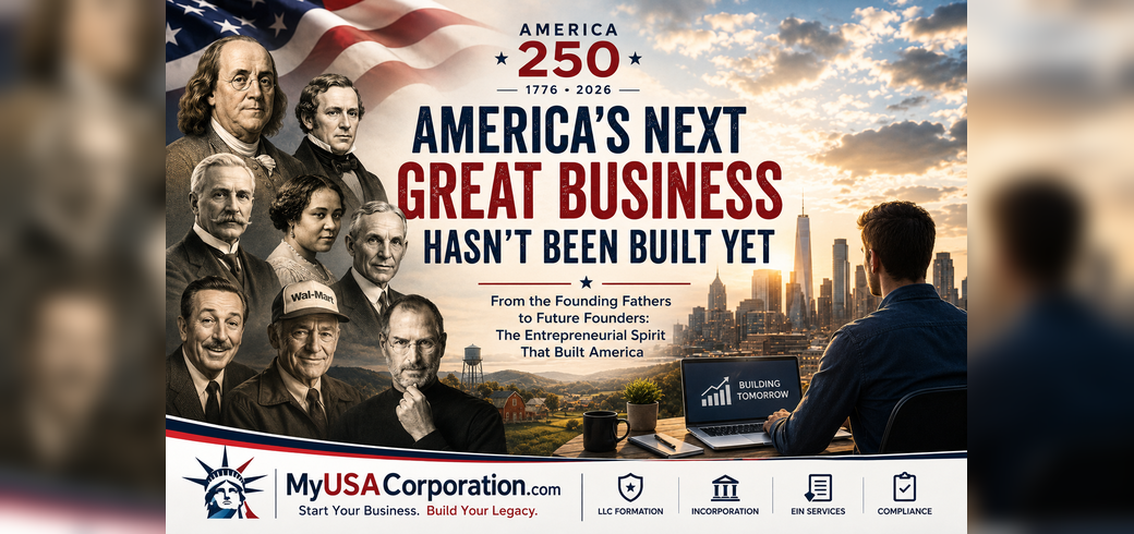 MyUSACoporation Next Great Business hasn't Happened Yet