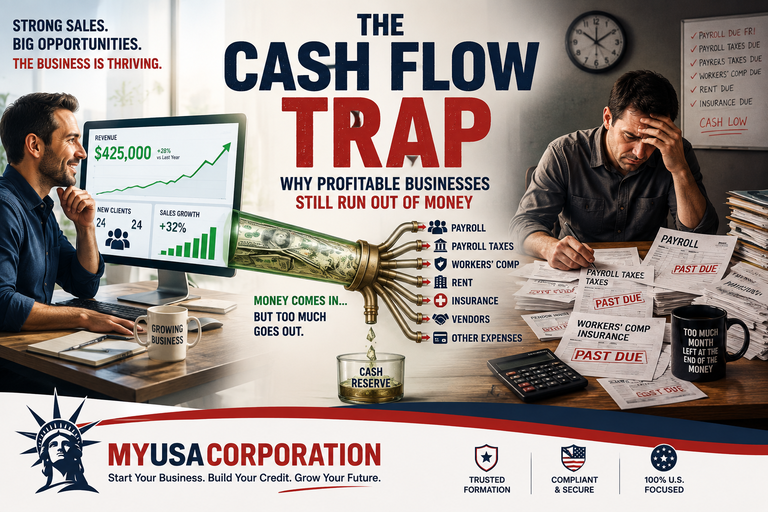 Business Cash Flow Trap - MyUSA orporation